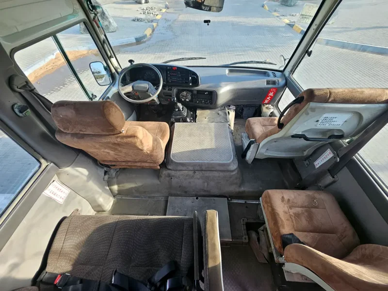 2008 Toyota Coaster Other 4 Cylinders Diesel Engine White Brown Van Manual