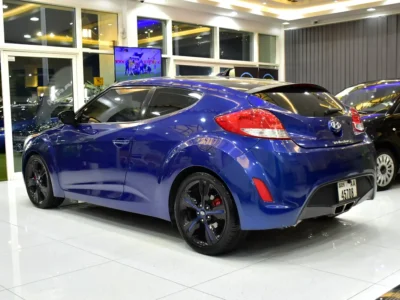 2017 Hyundai Veloster GL 4 Cylinder Petrol Engine Blue Black Hatchback