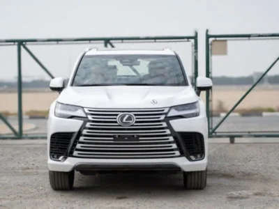 2026 Lexus LX700 Hybrid VIP 3.5L Twin Turbo 4 Cylinder Engine White Orange SUV