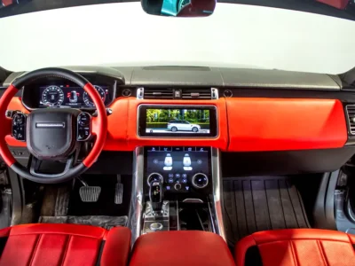 2018 Land Rover Range Rover Sport SV 8 Cylinder Petrol Engine Grey Red SUV