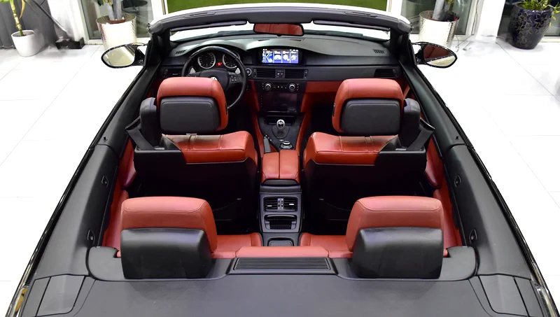 2011 BMW M3 V8 Cylinder Petrol Engine White Red Hard Top Convertible GCC