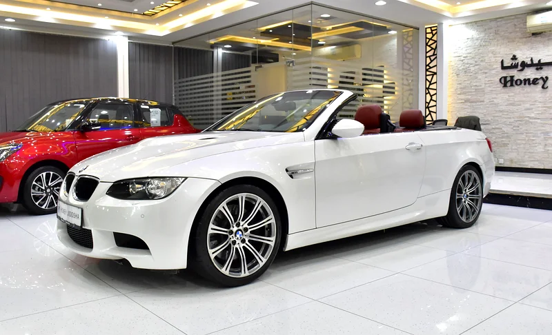 2011 BMW M3 V8 Cylinder Petrol Engine White Red Hard Top Convertible GCC