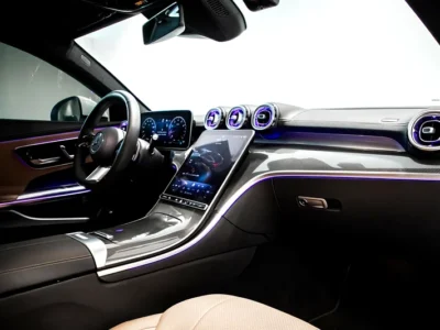 2024 Mercedes-Benz CLE-Class CLE200 4 Cylinder Petrol Engine White Brown Coupe