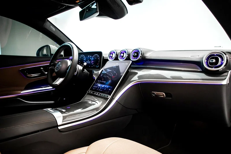 2024 Mercedes-Benz CLE-Class CLE200 4 Cylinder Petrol Engine White Brown Coupe