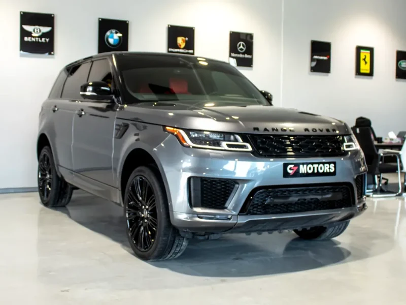 2018 Land Rover Range Rover Sport SV 8 Cylinder Petrol Engine Grey Red SUV