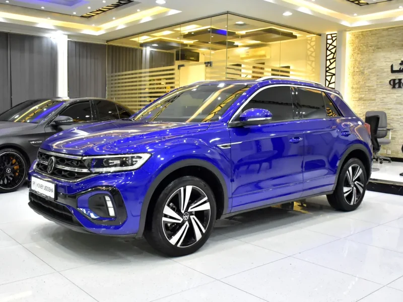 2023 Volkswagen T-Roc R-Line 4 Cylinder Petrol Engine Blue Black Crossover GCC