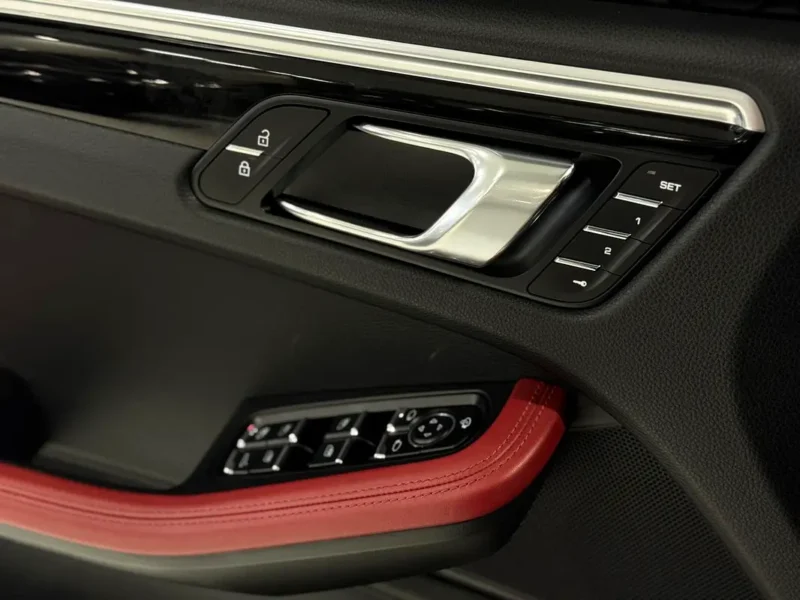 2024 Porsche Macan Standard 4 Cylinder Petrol Engine Black Red SUV GCC