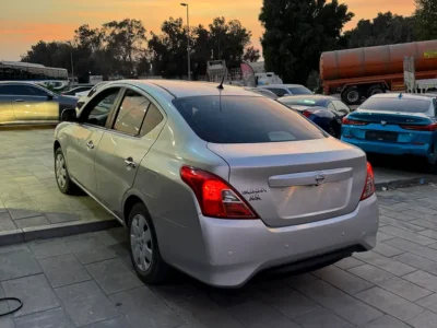 2022 Nissan Sunny SV 4 Cylinders Petrol Engine Silver Beige Sedan GCC Specs