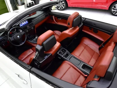 2011 BMW M3 V8 Cylinder Petrol Engine White Red Hard Top Convertible GCC