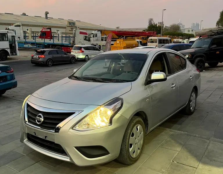 2022 Nissan Sunny SV 4 Cylinders Petrol Engine Silver Beige Sedan GCC Specs