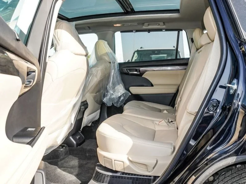 2024 Toyota Highlander Limited 2.5L Hybrid 4 Cylinders Engine Black Beige SUV GCC