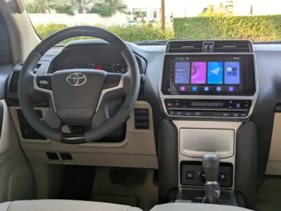 2023 Toyota Prado TXL V4 2.7L Black Beige SUV GCC IN EXCELLENT CONDITION