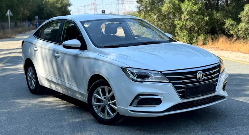 2023 MG MG5 Other 4 Cylinder Petrol Engine White Black Sedan GCC Specs