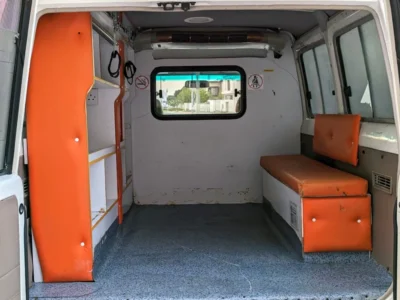 2019 Toyota Land Cruiser 70 LC78 6 Cylinders AMBULANCE GCC White Beige SUV