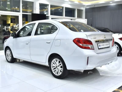 2021 Mitsubishi Attrage GLS 3 Cylinder Petrol Engine White Grey Sedan GCC Specs