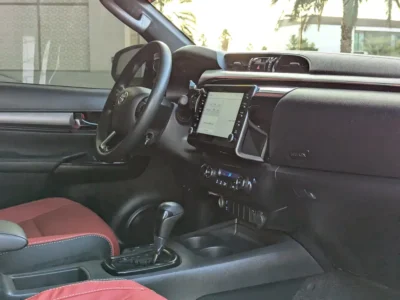 2021 TOYOTA HILUX ADVENTURE V6 4.0L White Red Pickup Truck GCC Specs