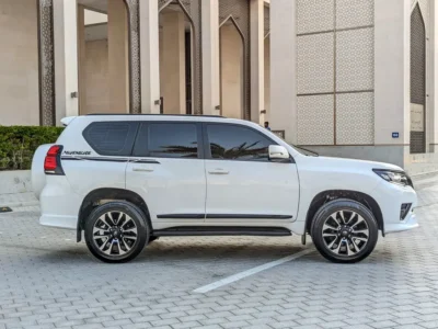 2020 TOYOTA PRADO MODIFIED ADVENTURE GCC Specs V6 4.0L White Black SUV