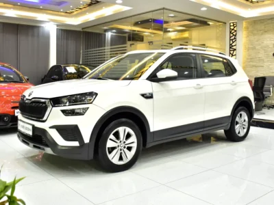 2023 Skoda Kushaq Style 4 Cylinder Petrol Engine White Grey SUV GCC Specs
