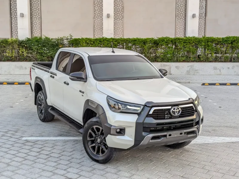 2021 TOYOTA HILUX ADVENTURE V6 4.0L White Red Pickup Truck GCC Specs