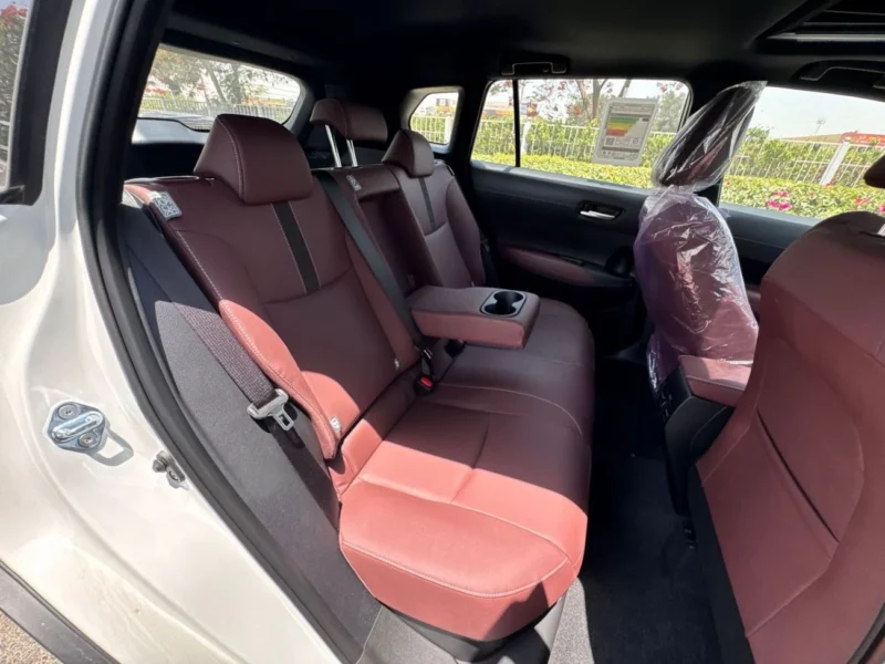 2025 TOYOTA COROLLA White Red CROSSOVER 1.8L HYBRID 4 Cylinders Engine