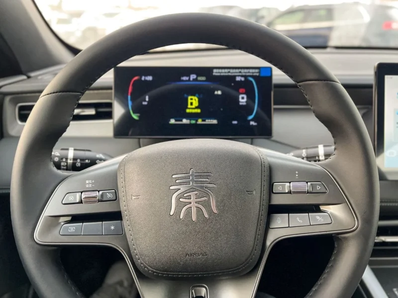 2025 BYD QIN PLUS DM-i 1.5L Plug-in Hybrid 4 Cylinders White Black Sedan