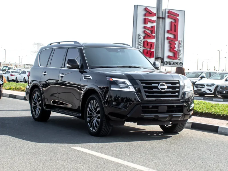 2024 Nissan Armada Platinum 8 Cylinder Petrol Engine Black Brown SUV