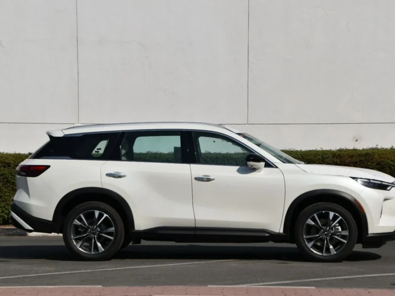 2024 Infiniti QX60 Sensory 3.5 Liter 6 Cylinder Petrol Engine White Beige SUV