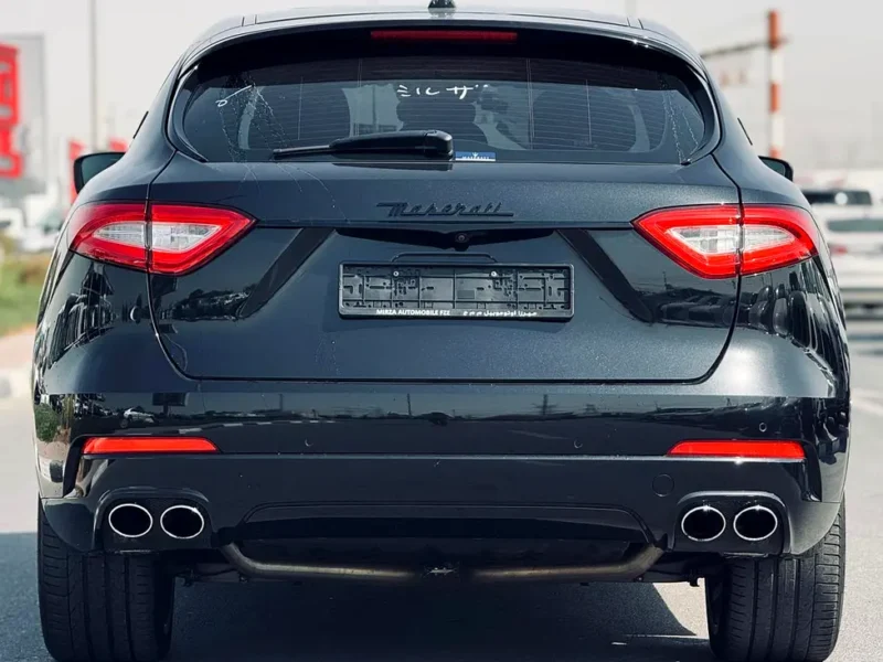 2017 Maserati Levante S 6 Cylinder Petrol Engine Black Red SUV CLEAN TITLE