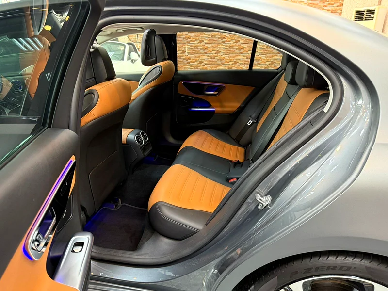 2022 Mercedes-Benz C-Class C300 4 Cylinder Petrol Engine Grey Tan Sedan