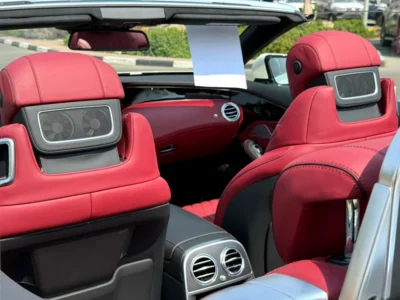 2017 Mercedes-Benz S-Class S 550 4Matic Coupe 8 Cylinder Engine White Red