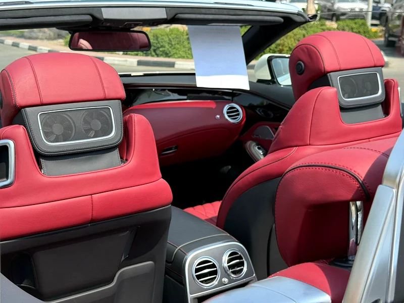 2017 Mercedes-Benz S-Class S 550 4Matic Coupe 8 Cylinder Engine White Red