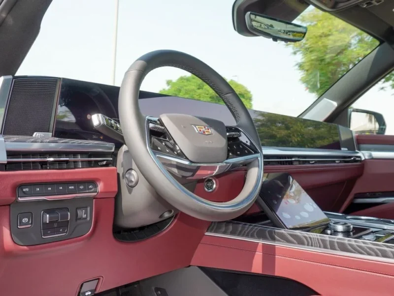 2025 Cadillac Escalade 600 8 Cylinders Petrol Engine Grey Red SUV GCC Specs