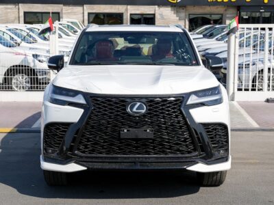 2025 Lexus LX 700h 3.5-liter V6 Twin Turbo Hybrid White Red SUV GCC Specs