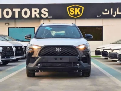 2024 Toyota Corolla Cross 1.8 L PETROL 4 Cylinder Engine Black Tan SUV