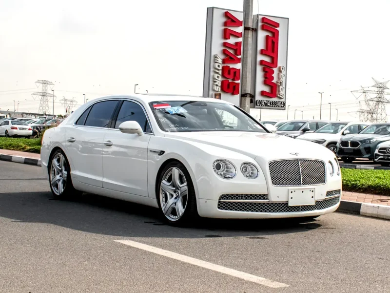 2014 Bentley Flying Spur Other 12 Cylinder Petrol Engine White Black Sedan