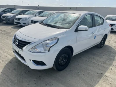 2025 Nissan Sunny 1.6 L 4 Cylinder Petrol Engine White Beige Sedan GCC Specs