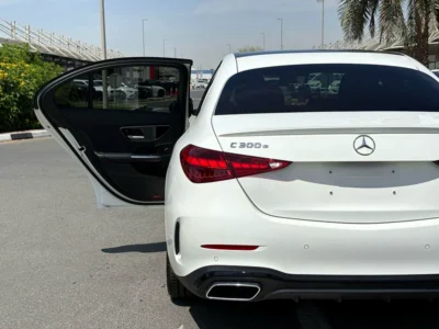 2022 Mercedes-Benz C-Class C300 Sport 4 Cylinder Petrol Engine White Black Sedan