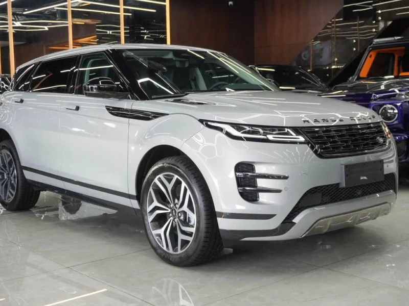 2025 Land Rover Range Rover Evoque 4 Cylinders Petrol Engine Silver Red SUV