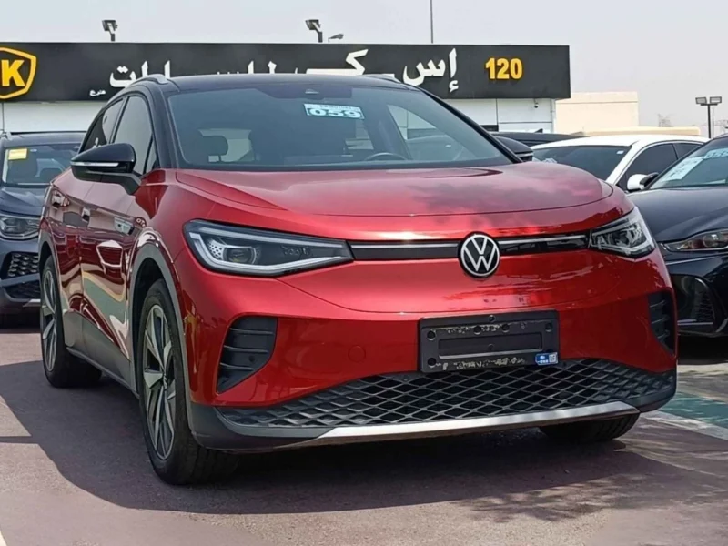 2020 Volkswagen ID.4 CROZZ PRO ELECTRIC Vehicle Red Beige SUV AUtomatic