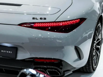 2022 Mercedes-Benz SL-Class SL 63 AMG 8 Cylinder Petrol Engine Grey Red Convertible