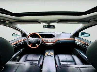 2006 Mercedes-Benz S-Class S 350 6 Cylinder Petrol Engine Silver Black Sedan