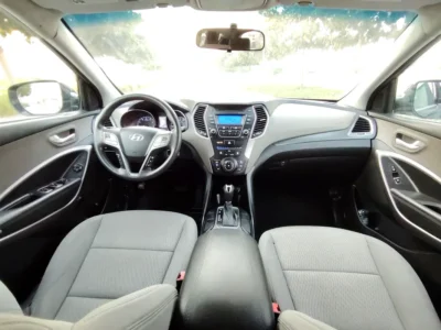 2016 Hyundai Santa Fe Sport 4 Cylinders Petrol Engine Black Beige SUV US Specs Clean Title