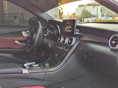 2015 Mercedes-Benz C-Class C200 4 Cylinder Petrol Engine White Red Sedan White