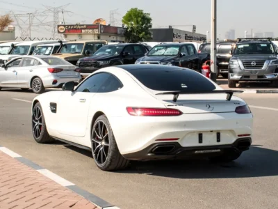 2017 Mercedes-Benz AMG GT 8 Cylinder Petrol Engine White Black Coupe