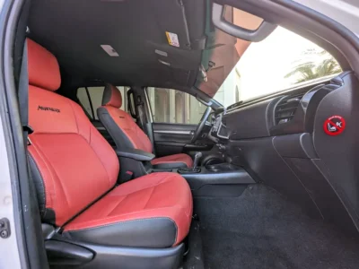 2021 TOYOTA HILUX ADVENTURE V6 4.0L White Red Pickup Truck GCC Specs