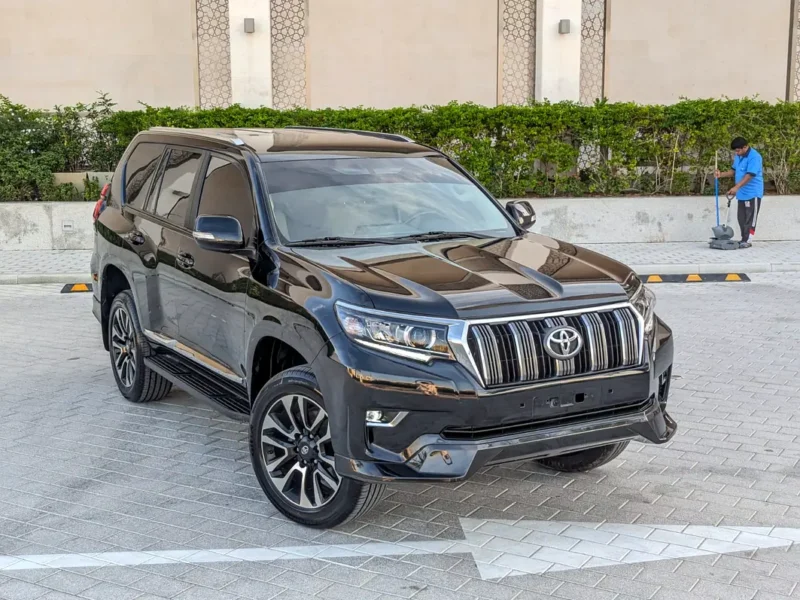 2023 Toyota Prado TXL V4 2.7L Black Beige SUV GCC IN EXCELLENT CONDITION