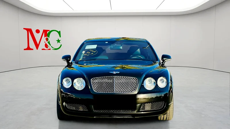 2006 Bentley Continental Flying Spur 12 Cylinder Petrol Engine Black Sedan