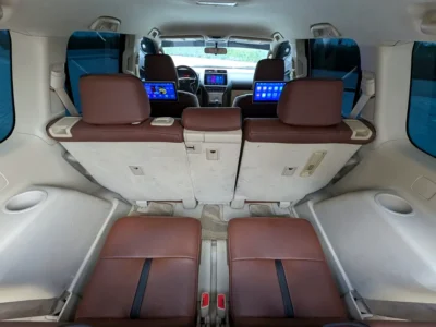 2019 TOYOTA PRADO GCC Specs V4 Petrol Engine 2.7 Litres Black Brown SUV