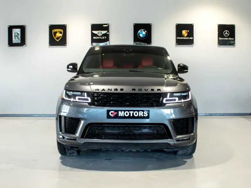 2018 Land Rover Range Rover Sport SV 8 Cylinder Petrol Engine Grey Red SUV