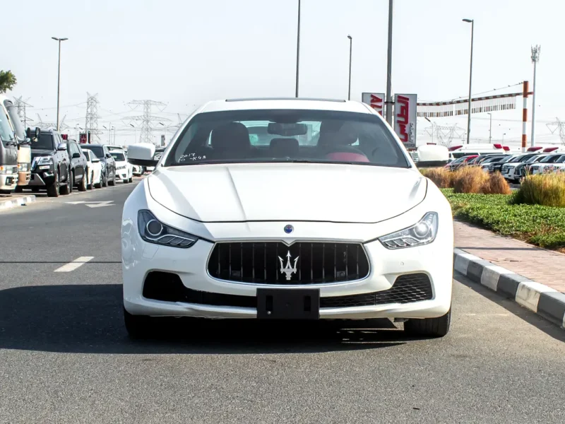 2015 Maserati Ghibli Other 6 Cylinders Petrol Engine White Red Sedan